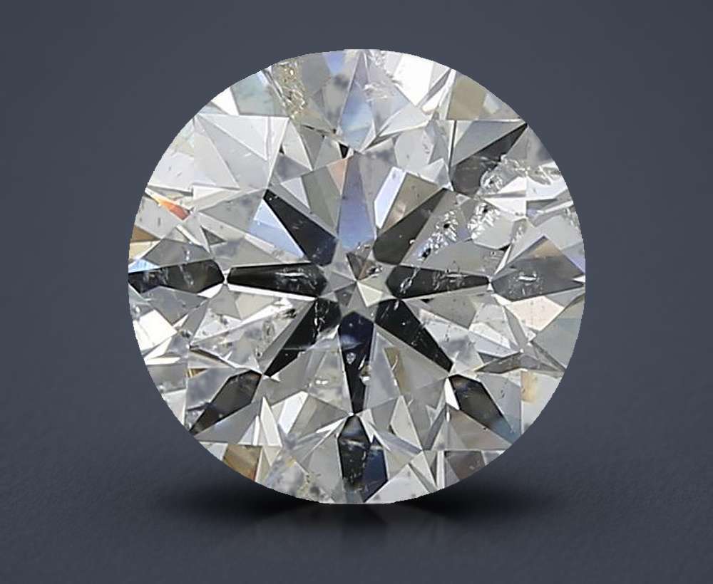 3.00 Carat Round Natural Diamond