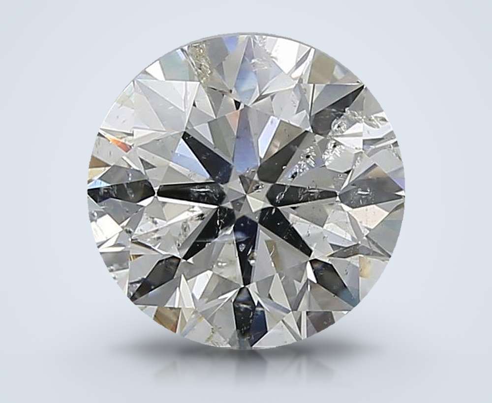 3.00 Carat Round Natural Diamond