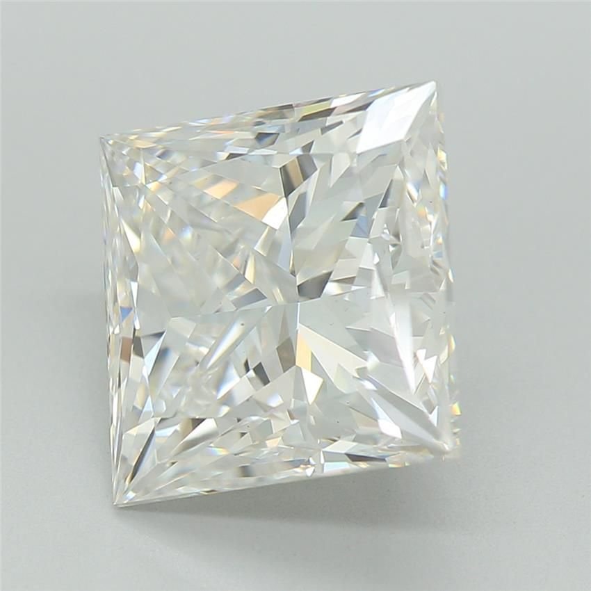 3.07ct F VS1 Rare Carat Ideal Cut Princess Lab Grown Diamond