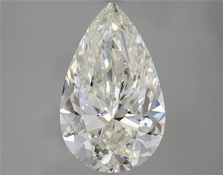 3.51ct J SI2 Very Good Cut Pear Diamond