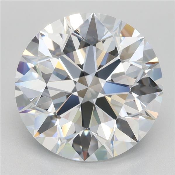 4.32ct D VVS1 Rare Carat Ideal Cut Round Lab Grown Diamond