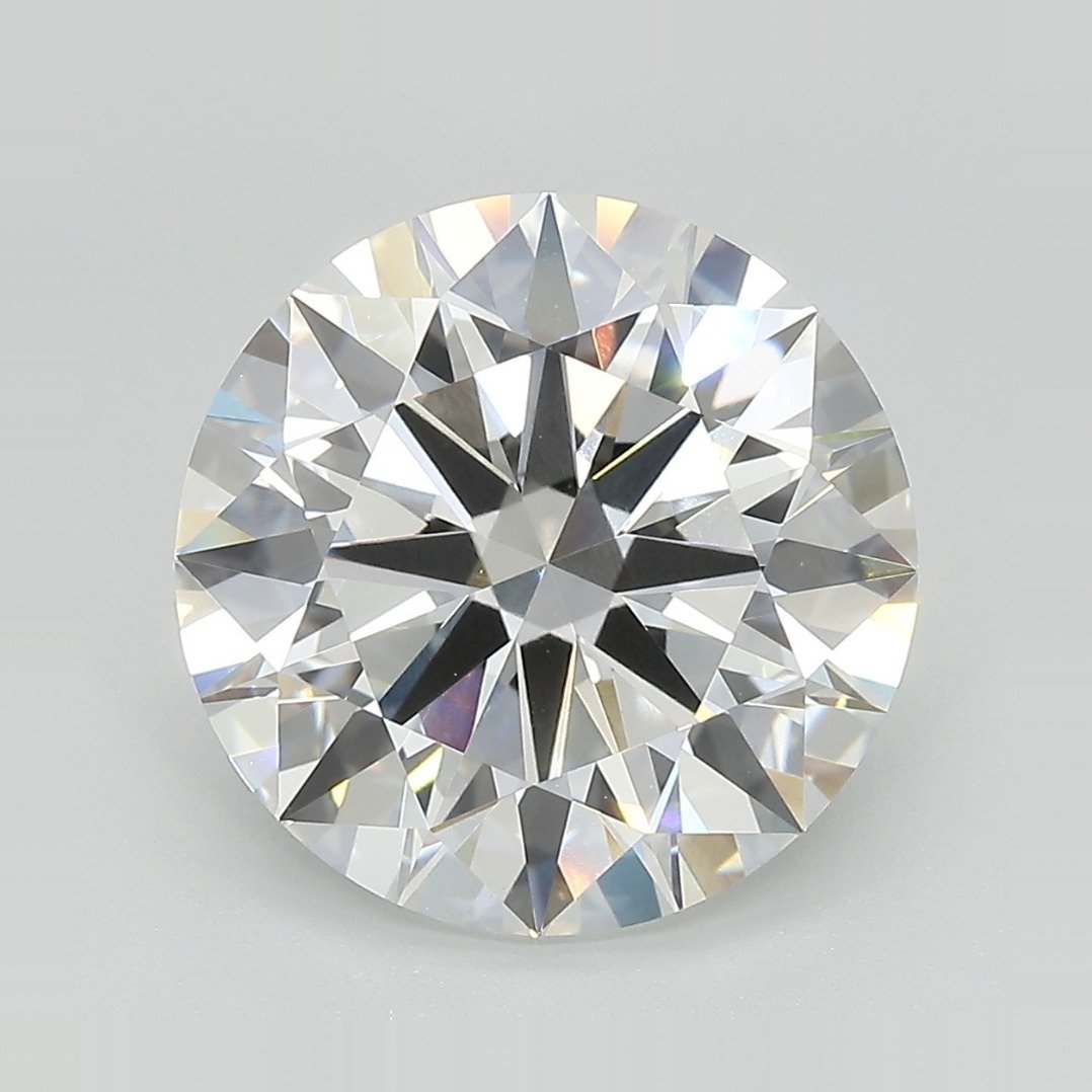 6.29ct E VVS2 Rare Carat Ideal Cut Round Lab Grown Diamond