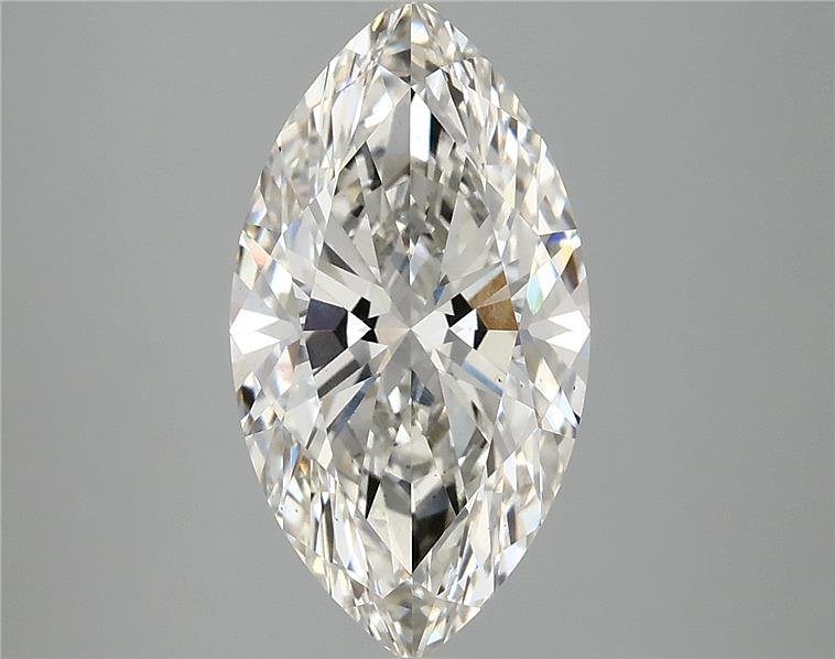 3.58ct H VS2 Rare Carat Ideal Cut Marquise Lab Grown Diamond