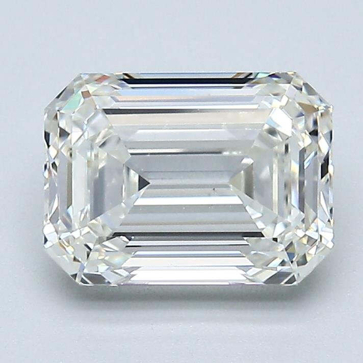 2.20ct J VS2 Rare Carat Ideal Cut Emerald Diamond