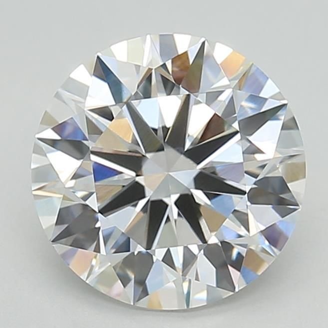 3.01ct F VVS2 Rare Carat Ideal Cut Round Lab Grown Diamond
