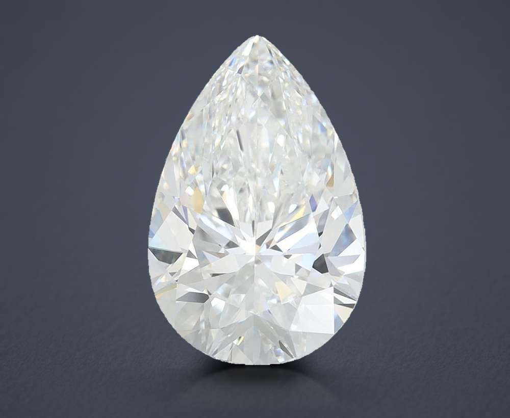 3.63 Carat Pear Lab Diamond