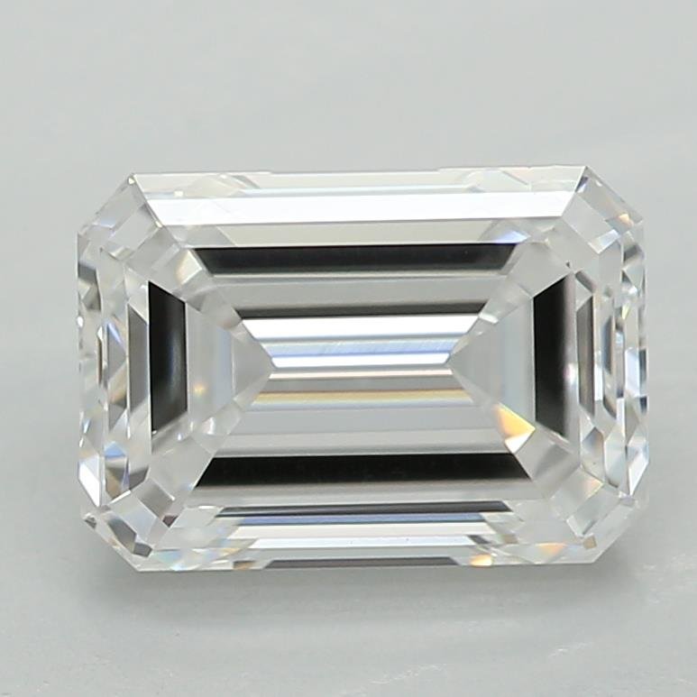 1.09ct D VVS2 Very Good Cut Emerald Lab Grown Diamond