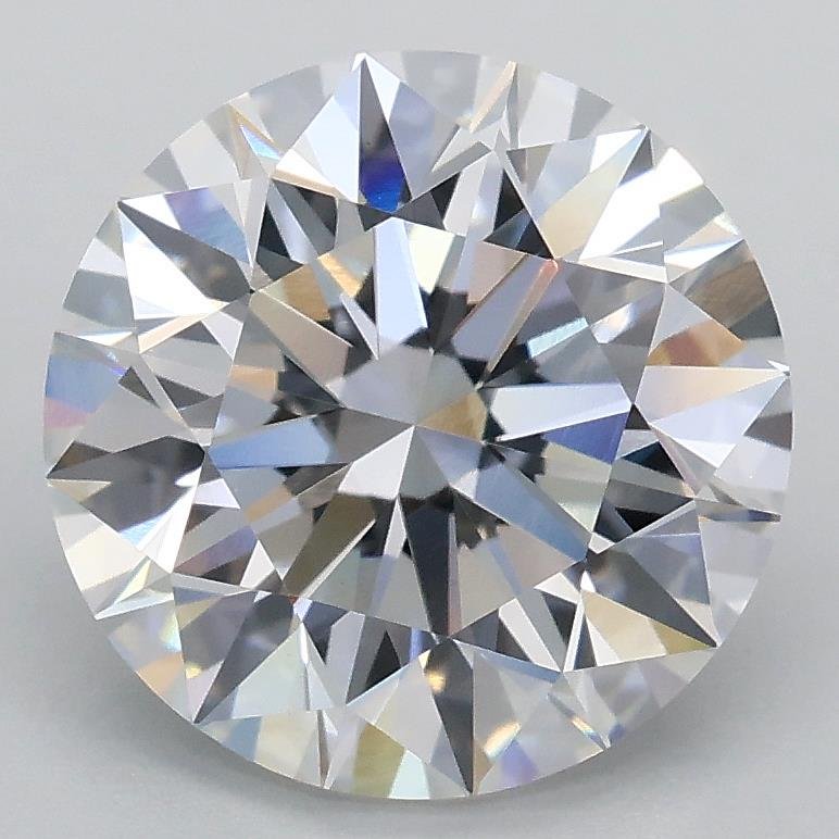 2.84ct E VVS2 Rare Carat Ideal Cut Round Lab Grown Diamond
