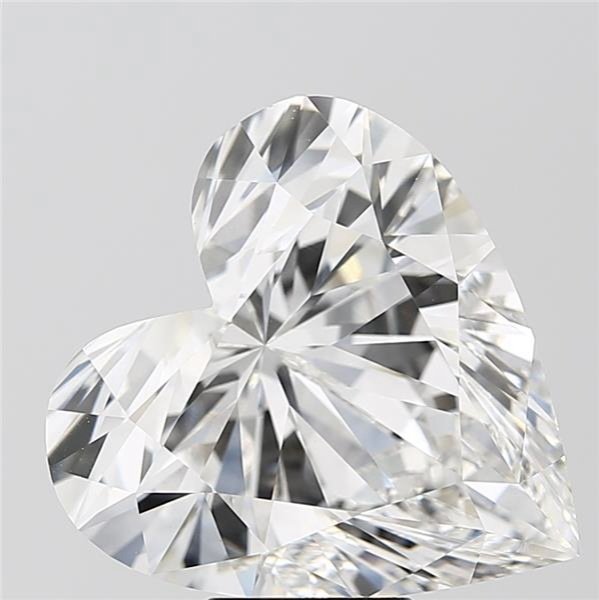 9.03ct F VVS2 Rare Carat Ideal Cut Heart Lab Grown Diamond