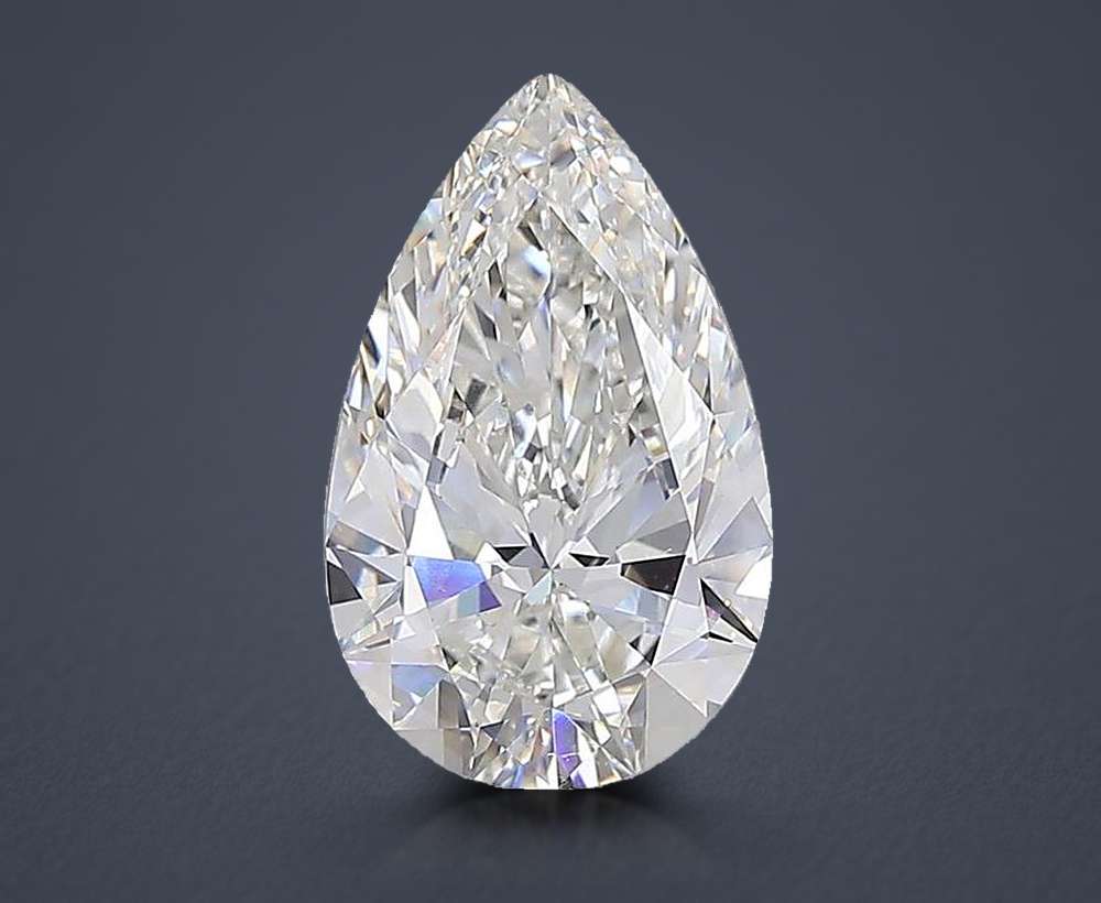 10.53 Carat Pear Lab Diamond