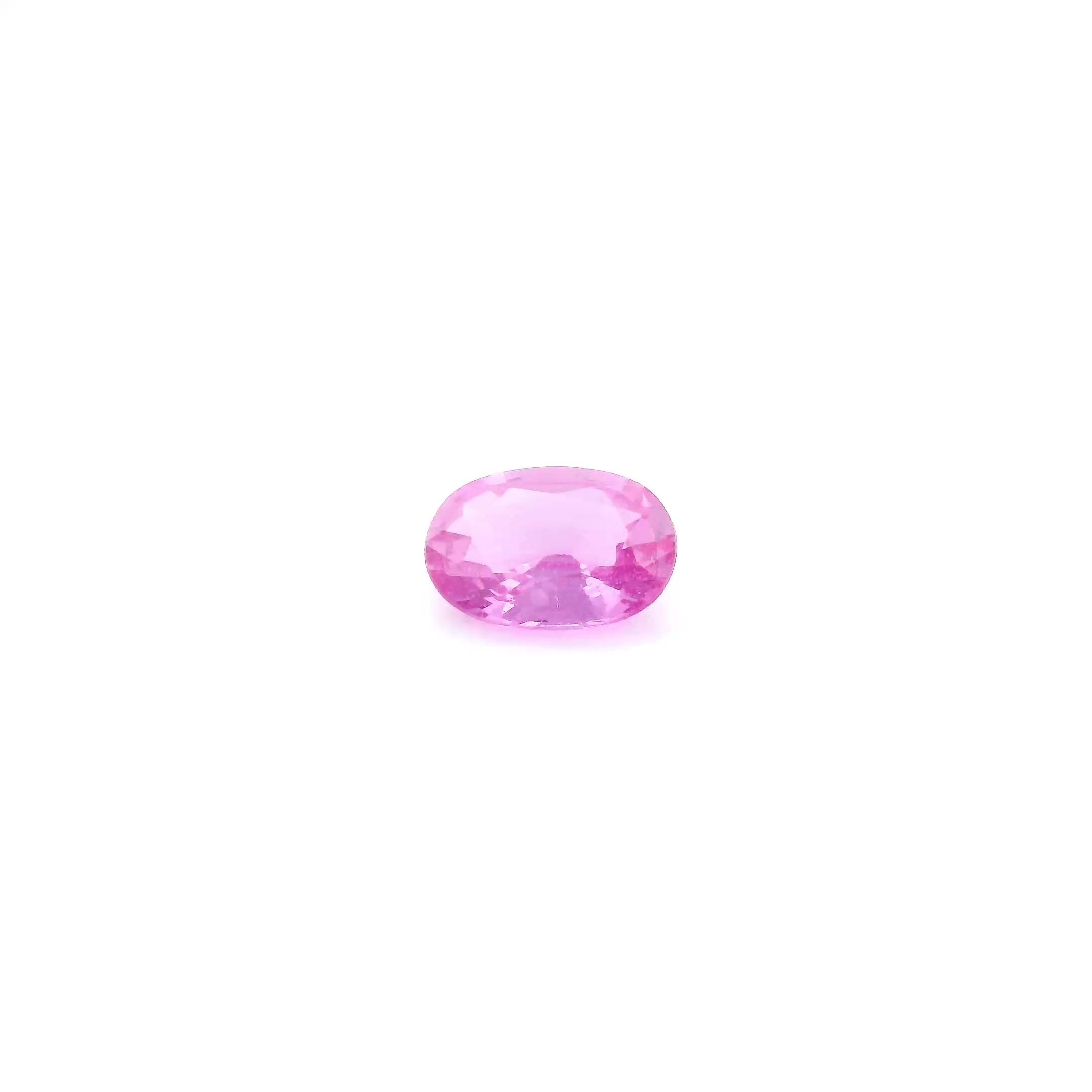 0.47 Carat Light Pink Oval Sapphire
