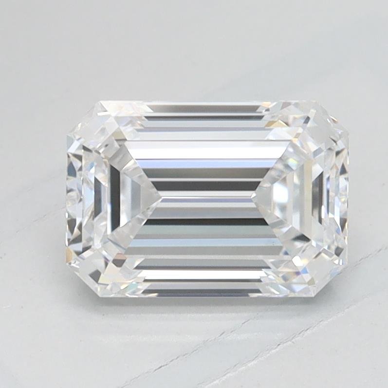 1.03ct D VVS2 Excellent Cut Emerald Lab Grown Diamond