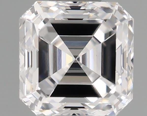 0.62ct D VS1 Very Good Cut Asscher Lab Grown Diamond