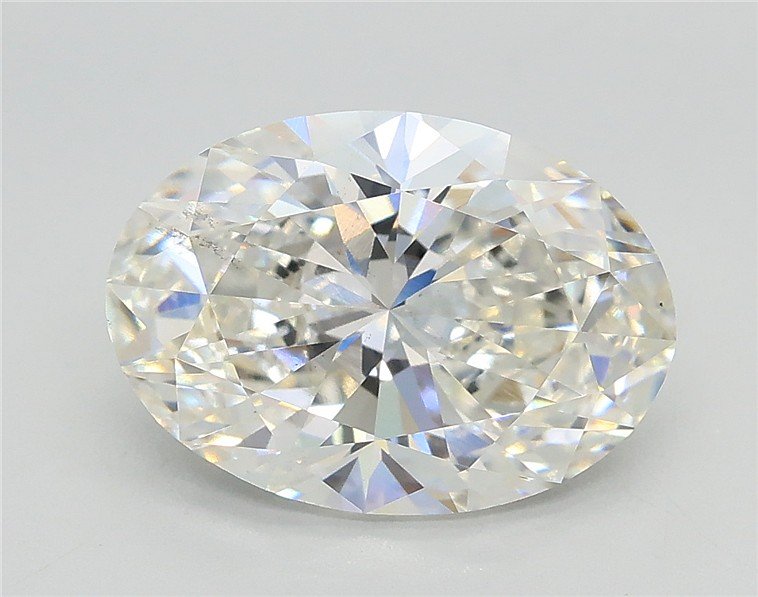 3.02ct G VS2 Rare Carat Ideal Cut Oval Lab Grown Diamond