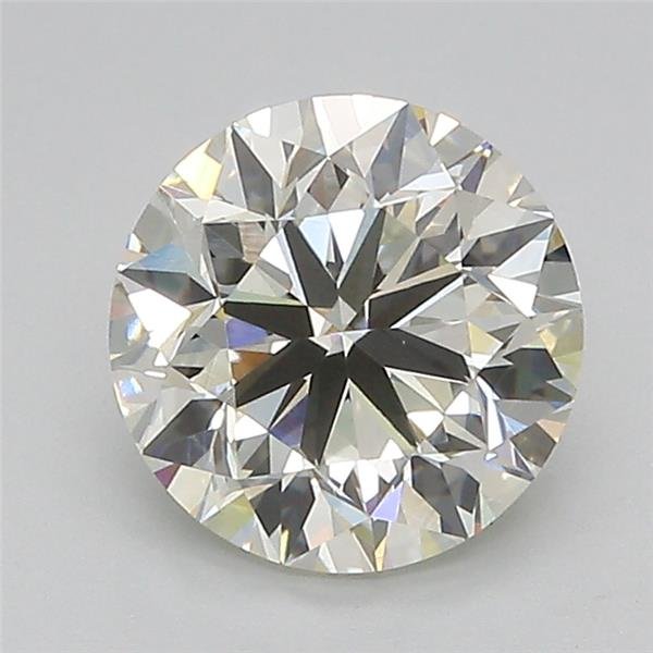 2.03ct J VS1 Very Good Cut Round Lab Grown Diamond