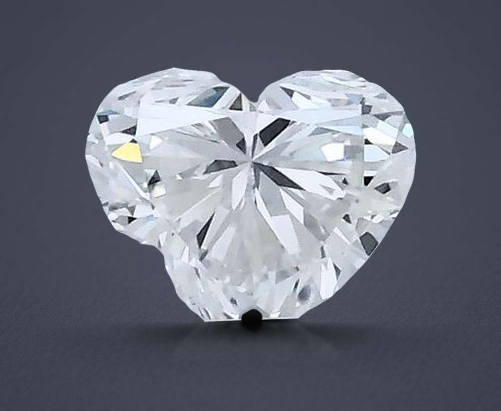 0.42 Carat Heart Lab Diamond