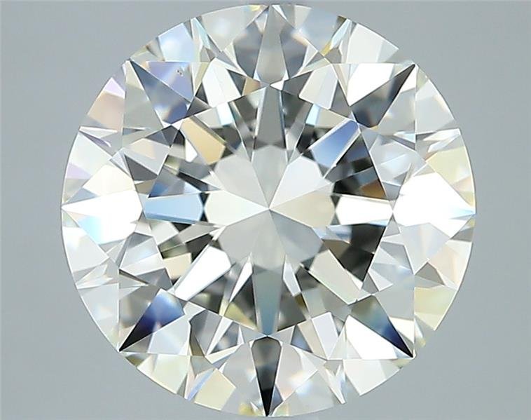 4.01ct K VS2 Rare Carat Ideal Cut Round Diamond