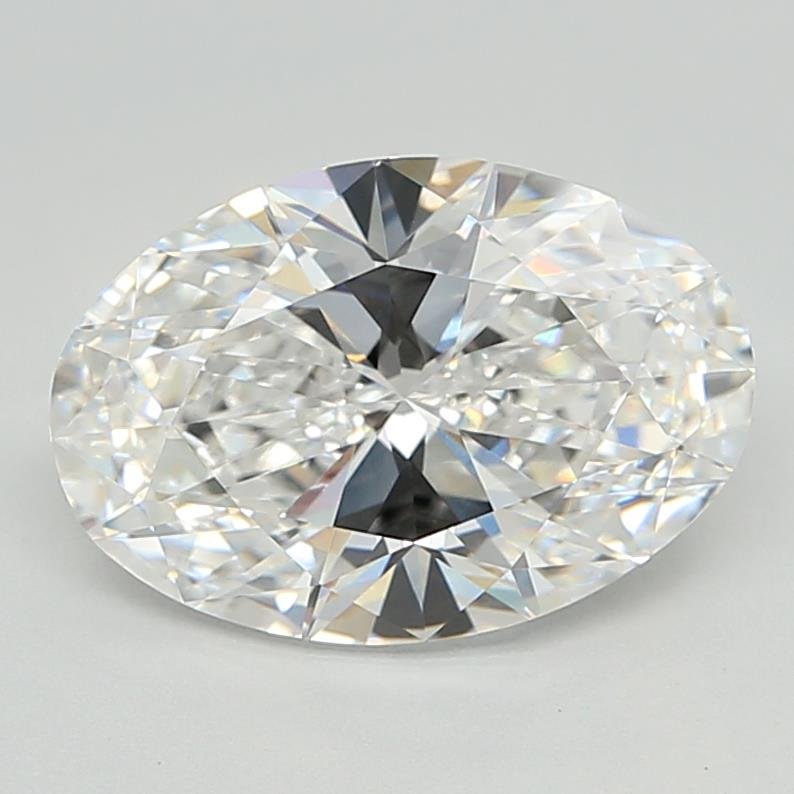 3.20ct E VVS2 Rare Carat Ideal Cut Oval Lab Grown Diamond