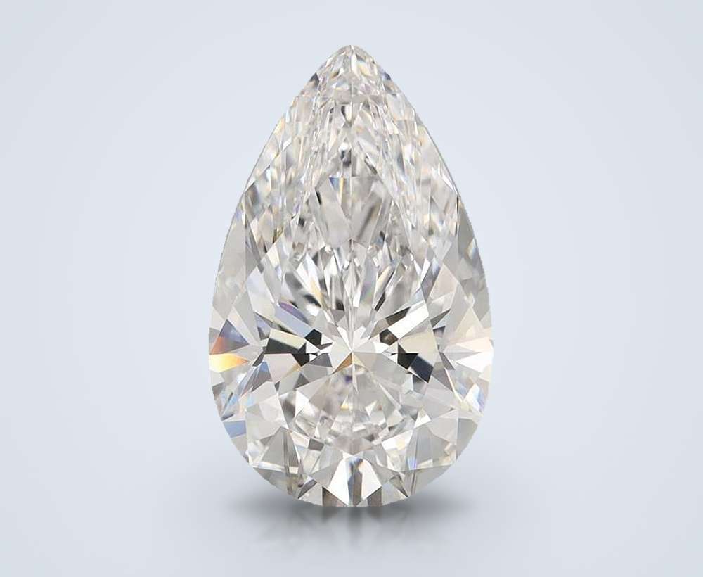 7.07 Carat Pear Lab Diamond