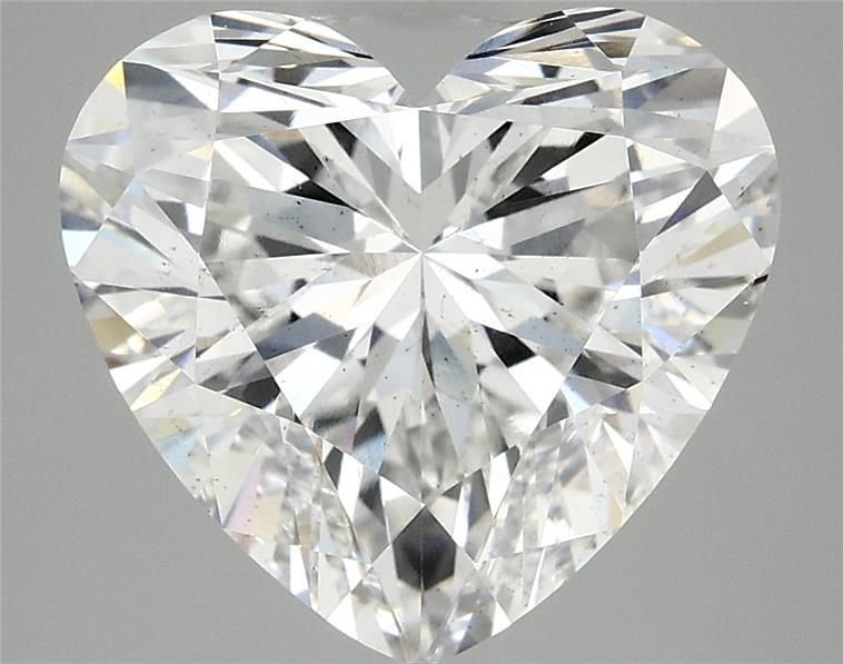 5.07ct E SI1 Rare Carat Ideal Cut Heart Lab Grown Diamond
