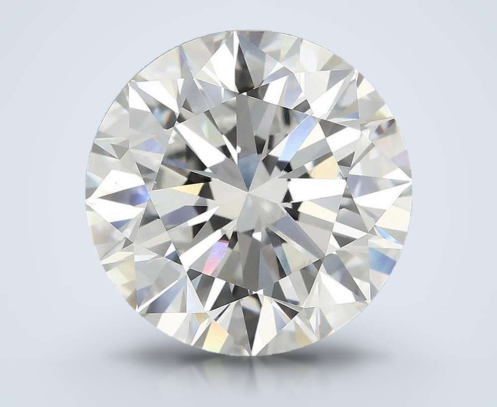 6.60 Carat Round Lab Diamond