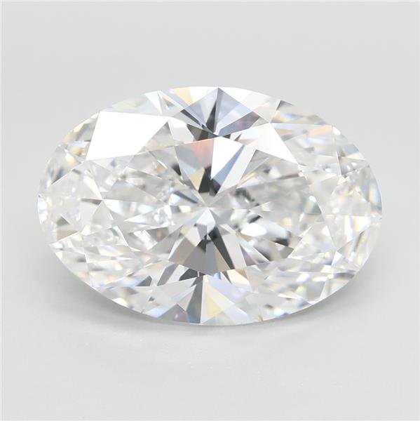 3.03ct E VVS2 Rare Carat Ideal Cut Oval Lab Grown Diamond