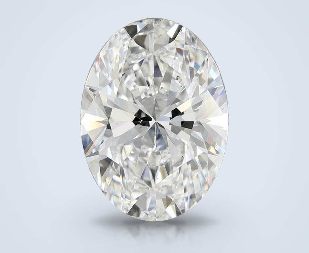 3.86 Carat Oval Lab Diamond