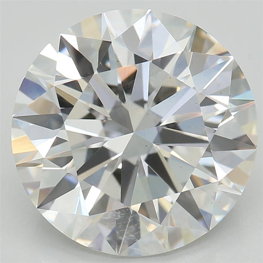 3.08ct E VS1 Rare Carat Ideal Cut Round Lab Grown Diamond