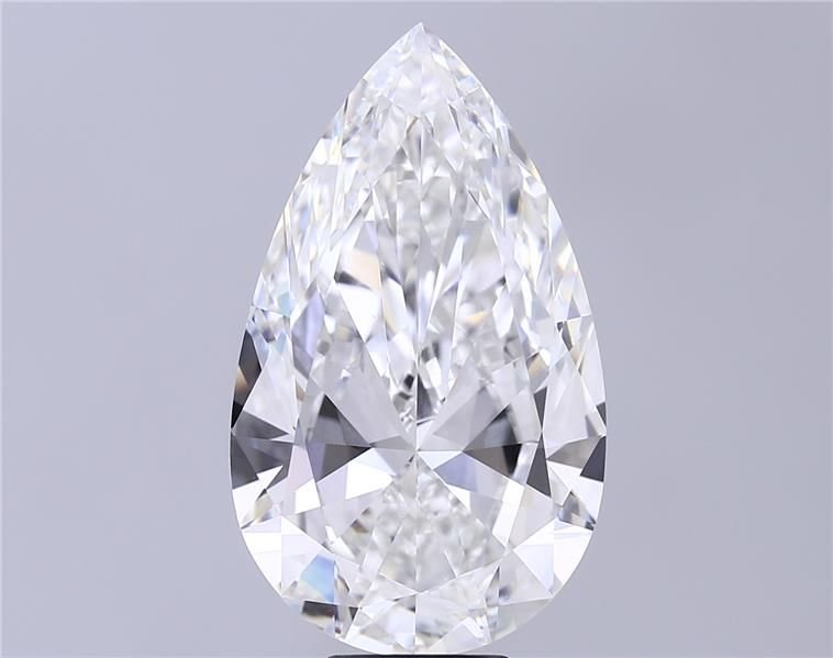 12.01ct F VS1 Very Good Cut Pear Lab Grown Diamond