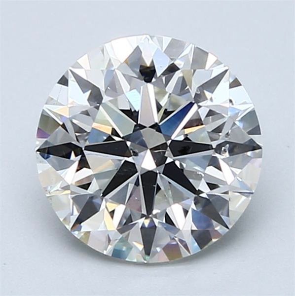 2.30ct H SI2 Rare Carat Ideal Cut Round Diamond