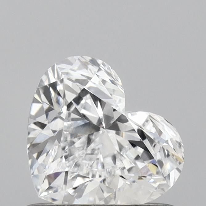 0.68ct D VVS2 Rare Carat Ideal Cut Heart Lab Grown Diamond