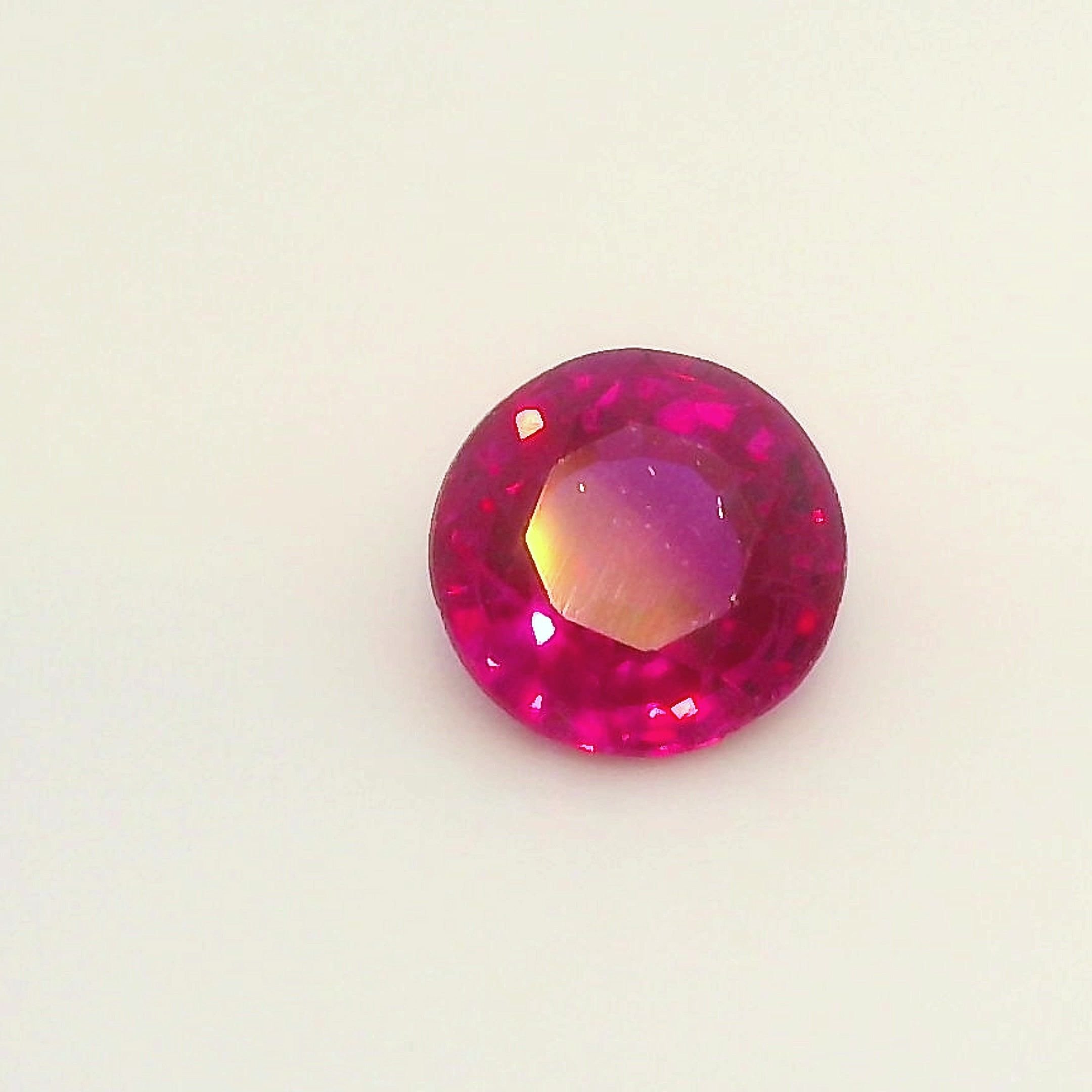 0.50 Carat Red Round Ruby