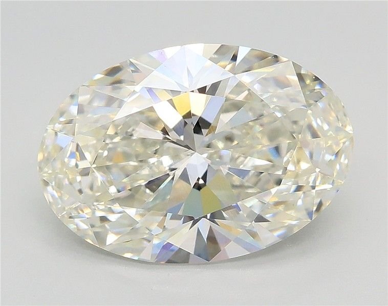 4.03ct H VS1 Rare Carat Ideal Cut Oval Lab Grown Diamond