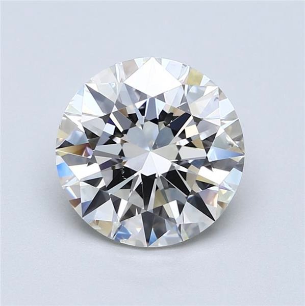 3.01ct I SI1 Rare Carat Ideal Cut Round Diamond