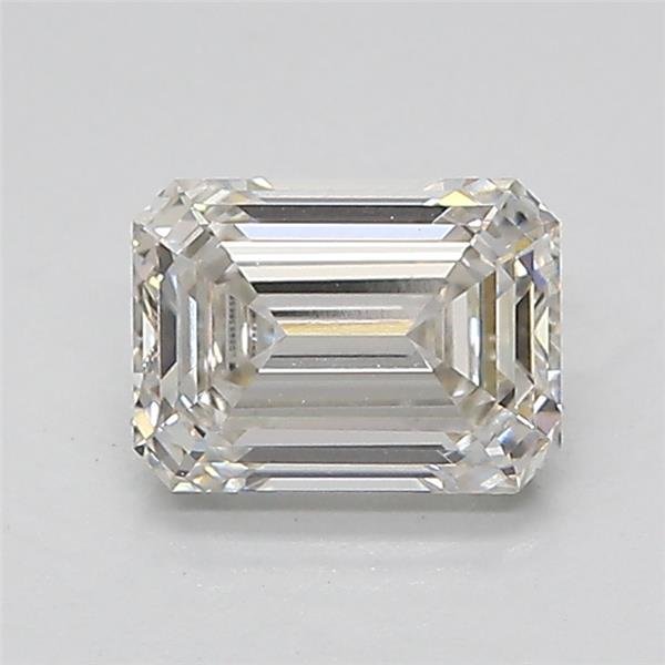 1.02ct I VVS2 Rare Carat Ideal Cut Emerald Lab Grown Diamond