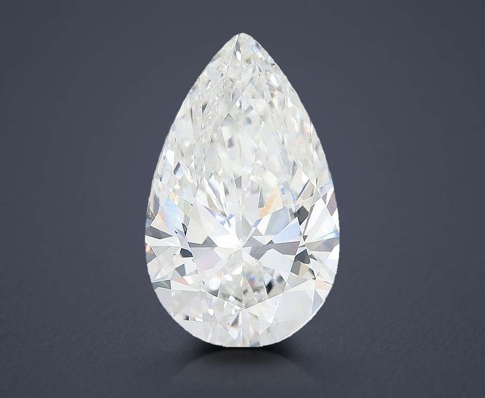 7.05 Carat Pear Lab Diamond