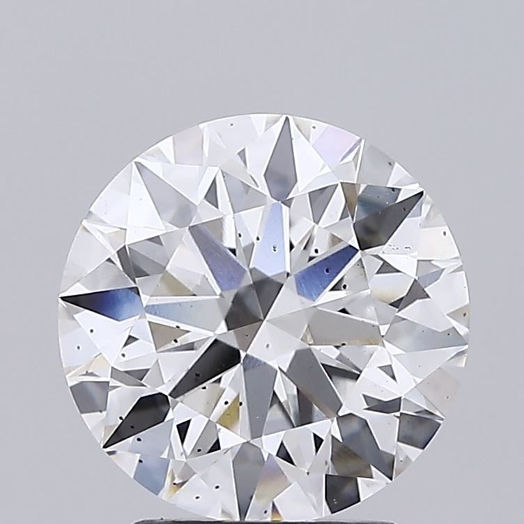 2.68ct E SI1 Rare Carat Ideal Cut Round Lab Grown Diamond