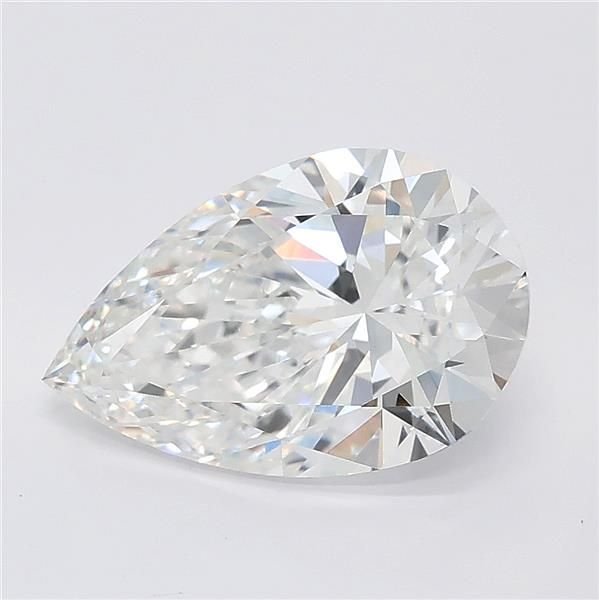 2.57ct E VS1 Rare Carat Ideal Cut Pear Lab Grown Diamond