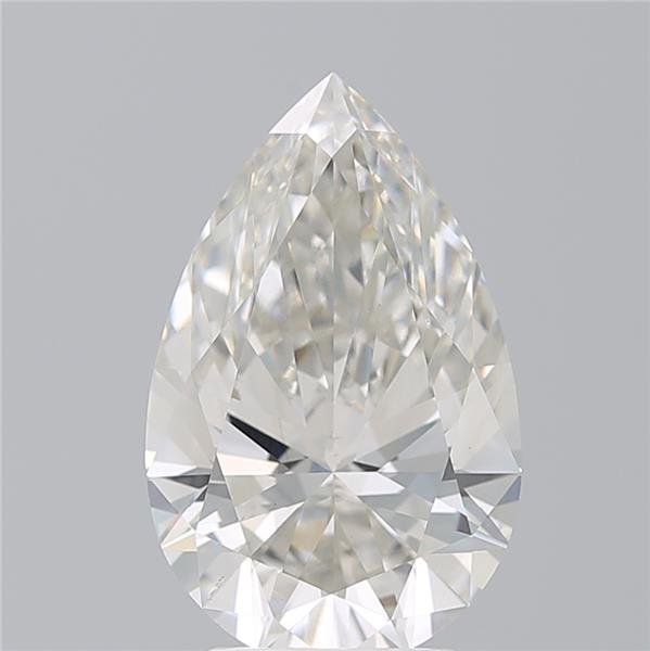 3.13ct H VS1 Rare Carat Ideal Cut Pear Lab Grown Diamond