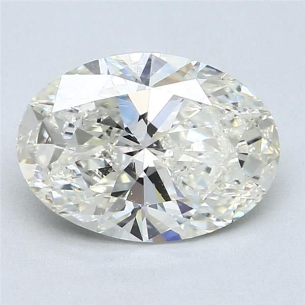 2.50ct J SI2 Rare Carat Ideal Cut Oval Diamond