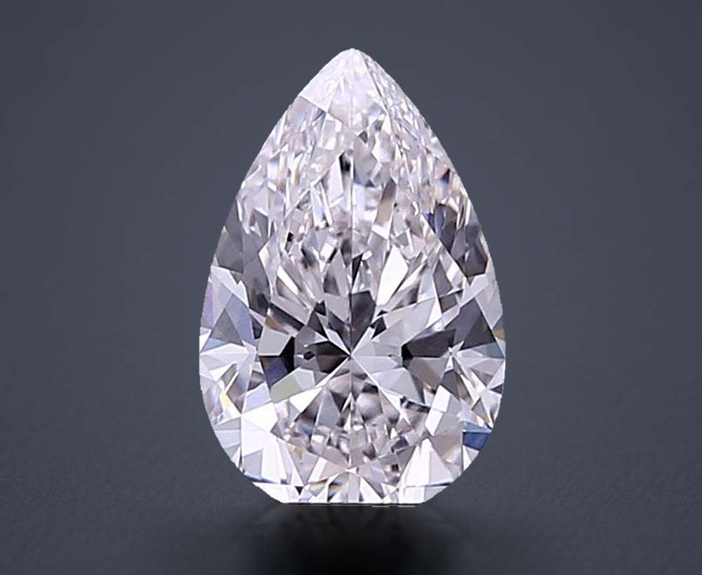 1.33 Carat Pear Lab Diamond