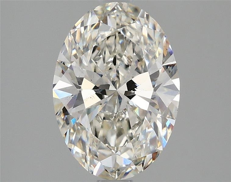 2.19ct H VS2 Rare Carat Ideal Cut Oval Lab Grown Diamond