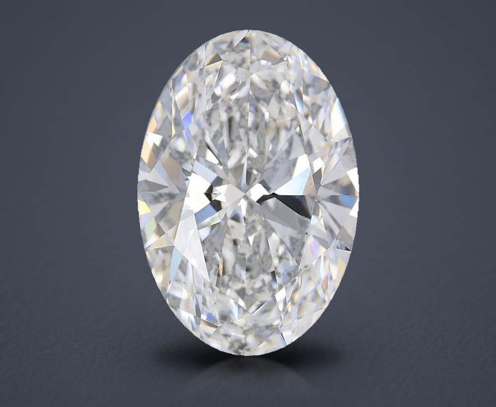 5.40 Carat Oval Lab Diamond