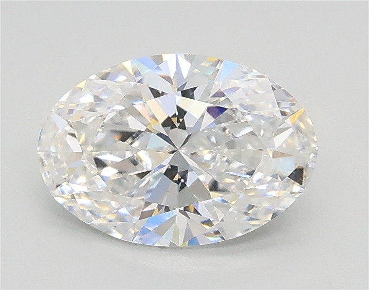 1.08ct D VS1 Rare Carat Ideal Cut Oval Lab Grown Diamond