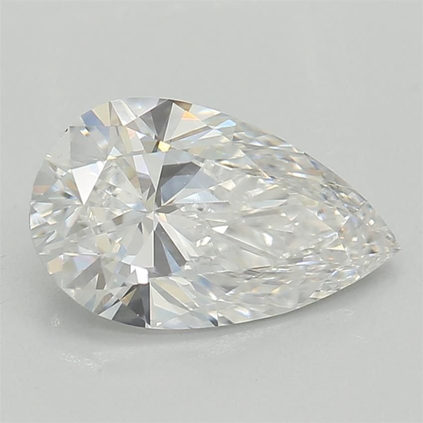 0.78ct D VVS2 Excellent Cut Pear Lab Grown Diamond