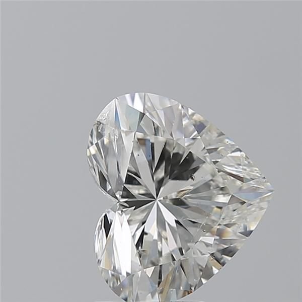 3.01ct H SI2 Rare Carat Ideal Cut Heart Diamond