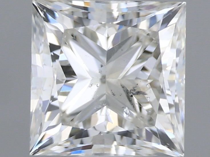 1.00ct H SI2 Rare Carat Ideal Cut Princess Diamond