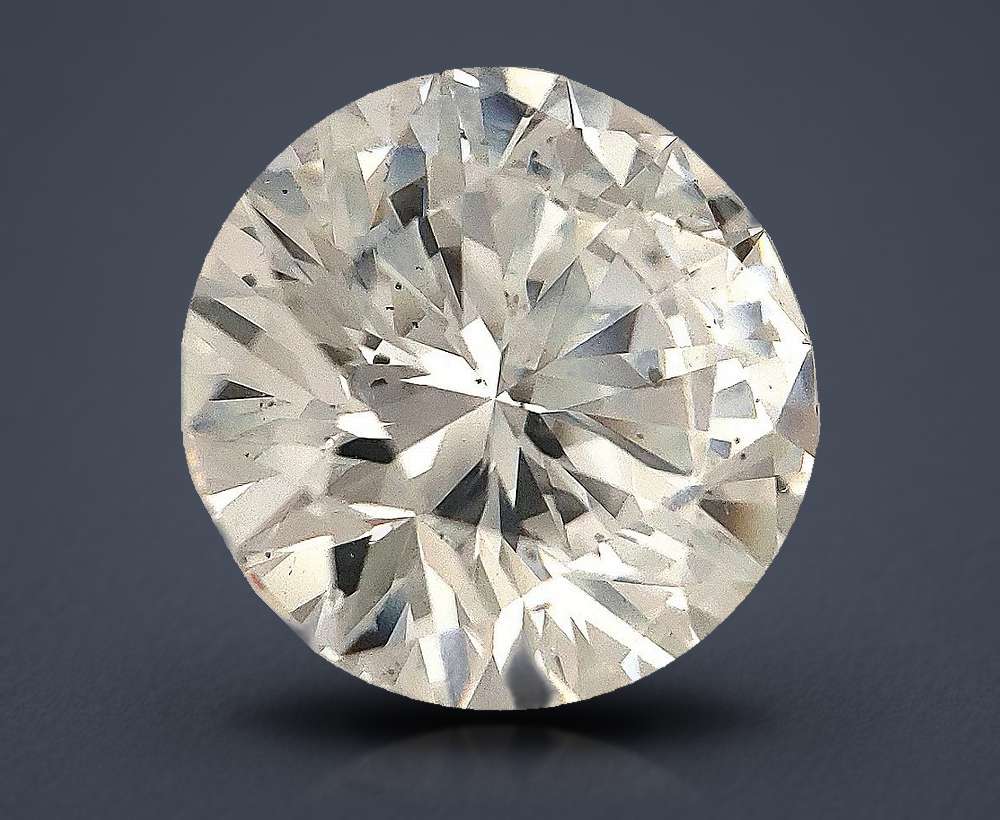 7.01 Carat Round Natural Diamond