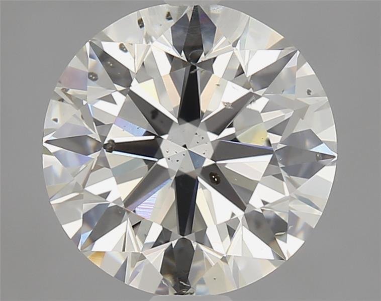 3.01ct J SI2 Rare Carat Ideal Cut Round Diamond