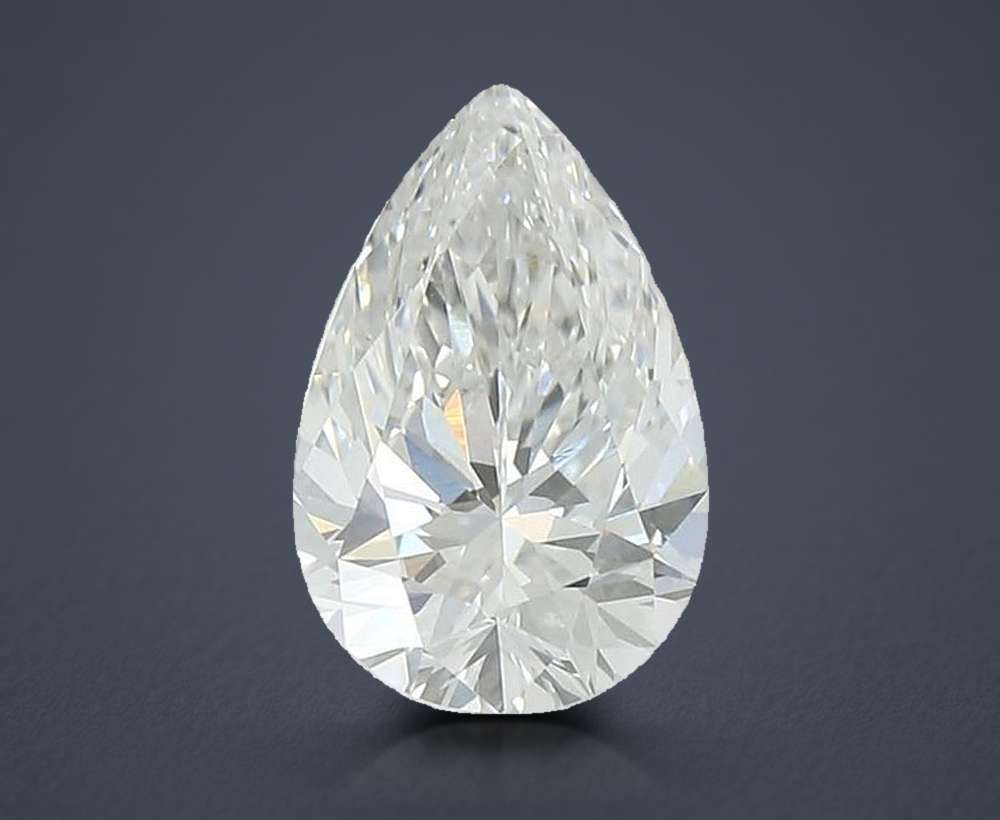 0.66 Carat Pear Lab Diamond